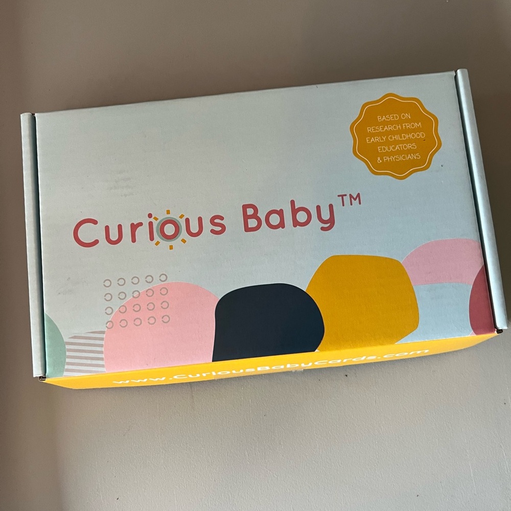 Curious Baby Colorful Activity Cards